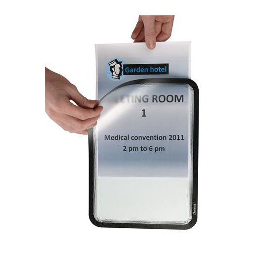 Mágneses keret, A4, DJOIS "Magneto Solo", fekete