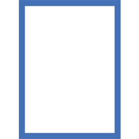   Bemutató keret, mágneses, A4, DJOIS "Magneto PRO", kék