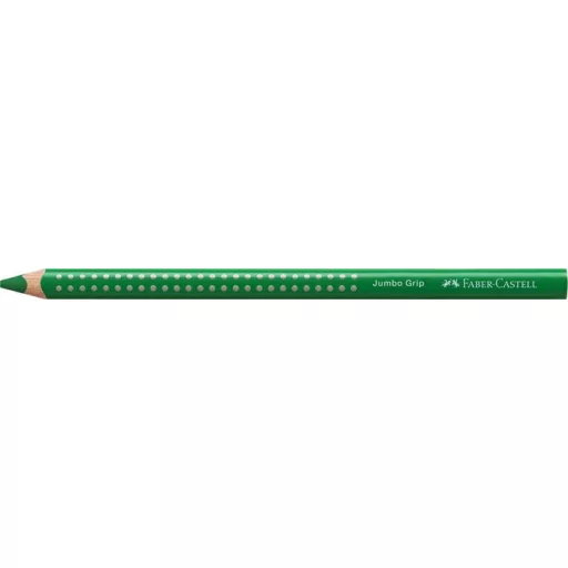 Színes ceruza, háromszögletű, FABER-CASTELL "Grip 2001 Jumbo", zöld