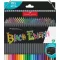 Színes ceruza készlet, háromszögletű, FABER-CASTELL "Black Edition",  100 különböző szín