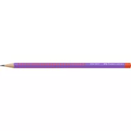   Grafitceruza, B, háromszögletű, FABER-CASTELL "Grip 2001 Flow", piros-lila