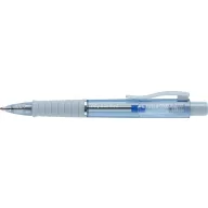   Golyóstoll, 0,34 mm, nyomógombos, égkék testszín, FABER-CASTELL "Poly Ball View Aurora", kék