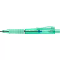   Golyóstoll, 0,34 mm, nyomógombos, mentazöld testszín, FABER-CASTELL "Poly Ball View Aurora", kék