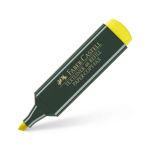 Szövegkiemelő, 1-5 mm, FABER-CASTELL, "Textliner 48", sárga