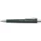 Golyóstoll, 0,7 mm, nyomógombos fekete tolltest, FABER-CASTELL "Poly Ball", kék