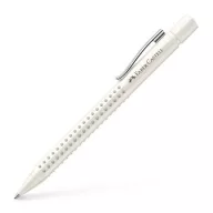   Golyóstoll, 0,5 mm, nyomógombos, fehér tolltest, FABER-CASTELLG "Grip 2010-M", kék