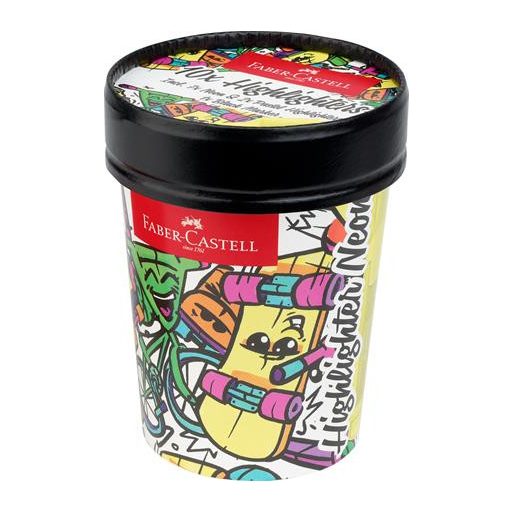 Szövegkiemelő, 1-5 mm, FABER-CASTELL "Textliner 46", 10 különböző szín