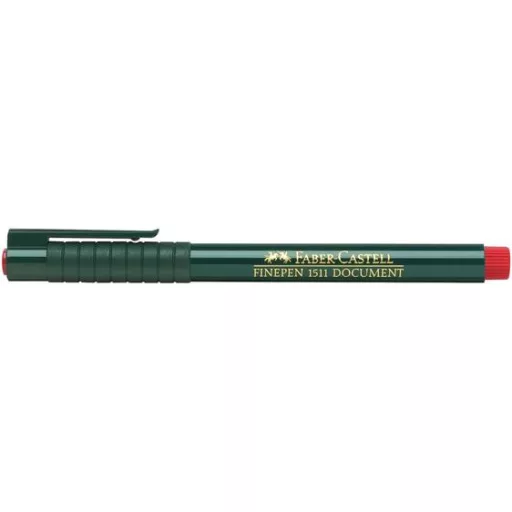 Tűfilc, 0,4 mm, FABER-CASTELL "Finepen 1511", piros