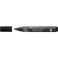   Alkoholos marker, 2,8 mm, kúpos, FABER-CASTELL "Multimark Winner 23", fekete