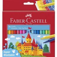   Filctoll készlet, FABER-CASTELL, 36 különböző szín "Castle"