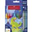 Filctoll készlet, FABER-CASTELL "Dinoszaurusz" 10 különböző szín + 3 metál