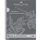 Spirálfüzet, A4, vonalas, 80 lap, perforált, lyukasztott,  FABER-CASTELL