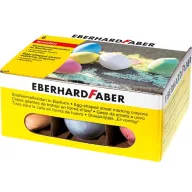   Aszfaltkréta, tojás alakú, EBERHARD FABER, 6 különböző szín
