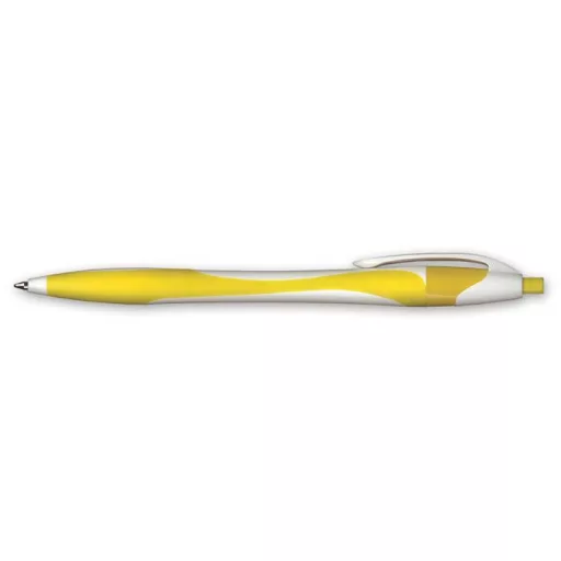 Golyóstoll, 0,4 mm, nyomógombos, vegyes színű test, GRANIT "D520", kék
