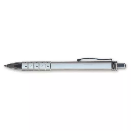 Golyóstoll, 0,6 mm, nyomógombos, vegyes színű fogórész, GRANIT "D550", kék
