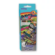   Filctoll készlet, GRANIT "Arti Kids", 6 különböző szín