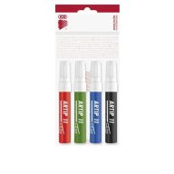   Flipchart marker készlet, 1-3 mm, kúpos, ICO "Artip 11", 4 különböző szín
