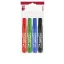 Flipchart marker készlet, 1-3 mm, kúpos, ICO "Artip 11 XXL", 4 különböző szín