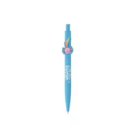   Golyóstoll, 0,8 mm, nyomógombos, kék tolltest, ICO "Axolotl", kék