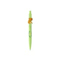   Golyóstoll, 0,8 mm, nyomógombos,  ICO "Capybara", pasztell zöld