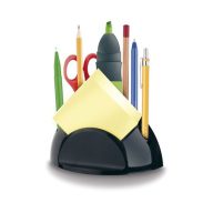   Írószer és jegyzettömbtartó, ICO "Smart", fekete