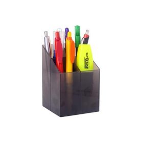 Írószertartó, ICO, füstszínű