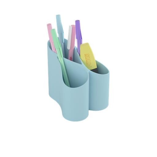 Írószertartó, ICO "Lux", pasztell kék
