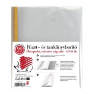   Könyvborító, A5, 90 mikron, víztiszta, öntapadó csíkkal, ICO "Süni"