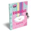 Emlékkönyv, lakattal, A5, keményfedeles, LIZZYSULI, "Lollipop Rainbow"