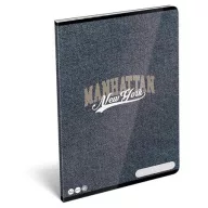   Füzet, tűzött, A4, sima, 32 lap LIZZYSULI, "Manhattan, New York"