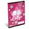 Füzet, tűzött, A5, sima, 32 lap, LIZZYSULI, "Kit tok Stars Purrfect", "20-32"