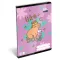 Füzet, tűzött, A5, sima, 32 lap LIZZYSULI, "Lollipop Capybara", "20-32"