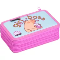   Tolltartó, 3 emeletes, cipzáras, LIZZYSULI, "Lollipop Capybara"