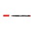 Alkoholos marker, OHP, 0,3 mm, S, ICO, piros