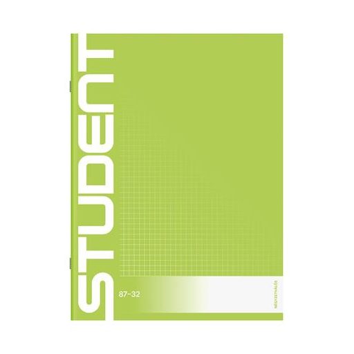Füzet, tűzött, A4, kockás, 32 lap, ICO "Student", "87-32"