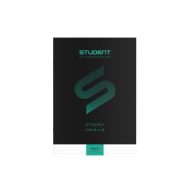   Füzet, tűzött, A4, vonalas, 32 lap, ICO "Student Premium", "81-32", fekete