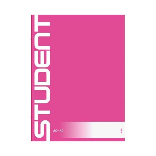 Füzet, tűzött, A4, sima, 32 lap, ICO "Student", "80-32"