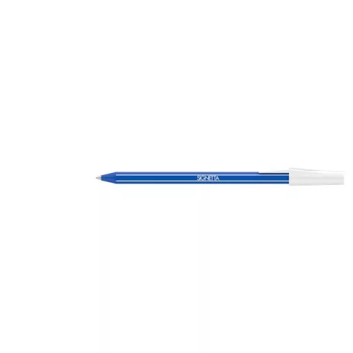 Golyóstoll, 0,7 mm, kupakos, ICO "Signetta", kék