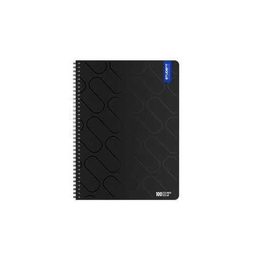 Spirálfüzet, A4, vonalas, 100 lap, ICO "Student Premium", vegyes színek