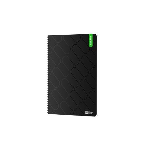 Spirálfüzet, A4, vonalas, 100 lap, ICO "Student Premium", vegyes színek