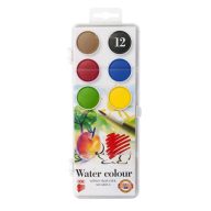 Vízfesték, 12 darabos, 30 mm, ICO "Süni"