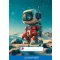 Füzet, tűzött, A5, lecke, 32 lap, ICO "Süni", robot