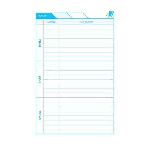 Füzet, tűzött, A5, lecke, 32 lap, ICO "Süni", vitorlás