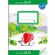 Füzet, tűzött, A5, sima, 32 lap, ICO "Süni Sulikész", "20-32"