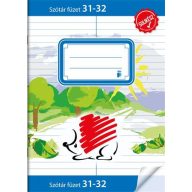   Füzet, tűzött, A5, szótár, 32 lap, ICO "Süni Sulikész", "31-32"