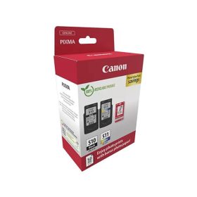   PG510/CL511 Tintapatron multipack + GP-501 fotópapír, Pixma MP240 nyomtatóhoz, CANON, fekete, színes, 220+240 o. + 50 ív