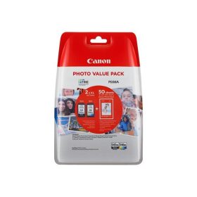   PG-545XL/CL546XL Tintapatron multipack Pixma MG2450, 2550 nyomtatókhoz, CANON, b+c + GP501 (50 lap 10x15) papír