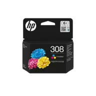   7FP20UE Tintapatron  Deskjet 2900, Envy 6110e nyomtatókhoz, HP 308, színes, 120 oldal