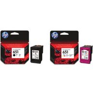   C2P11AE Tintapatron Deskjet Ink Advantage 5575 nyomtatóhoz, HP 651, színes, 300 oldal
