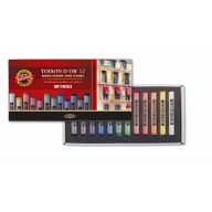   Porpasztell-kréta, puha, KOH-I-NOOR "Toison 8512/12", 12 különböző szín